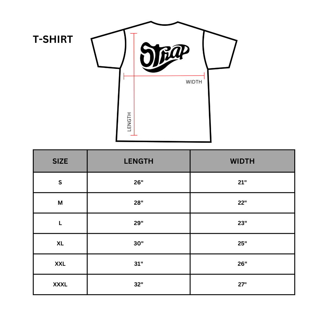 STRAP BLADE LOGO TEE BLACK