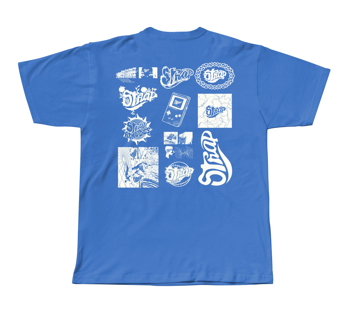 STRAP ARCHIVES TEE LIGHT BLUE
