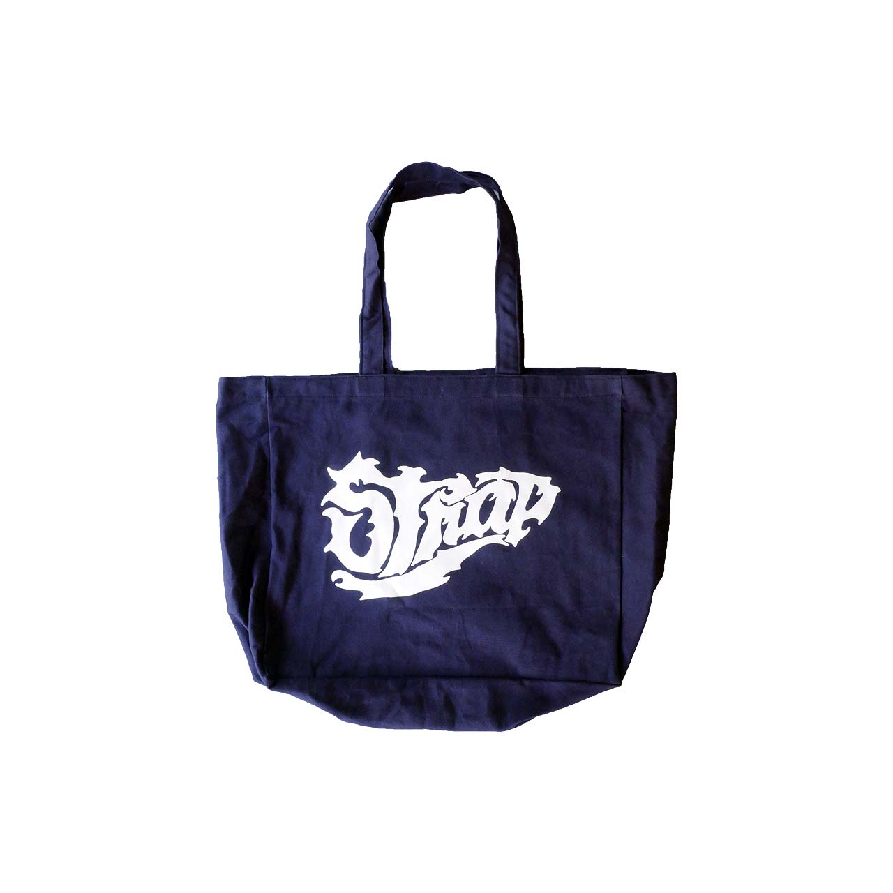 STRAP CLUTCH LOGO BAG NAVY BLUE