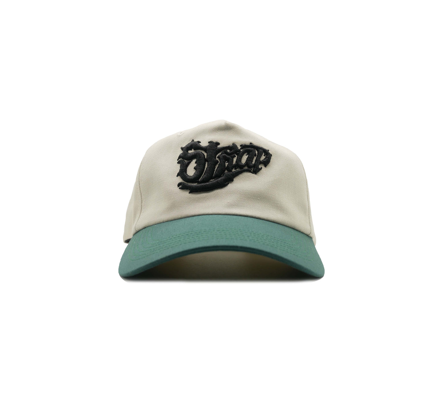 CLUTCH LOGO HAT TWO TONE CREAM/FOREST GREEN