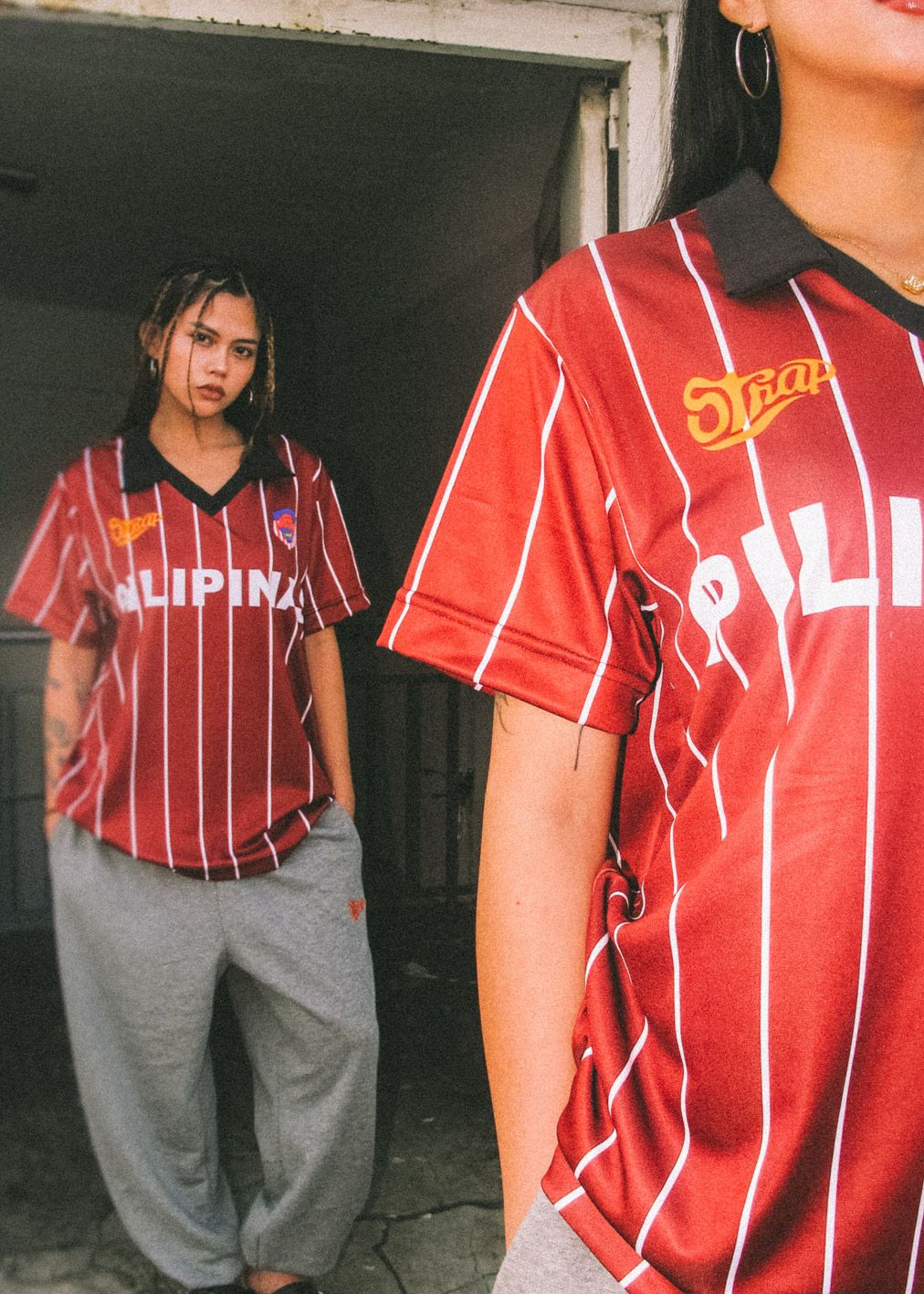 STRAP PILIPINAS JERSEY RED STRIPE