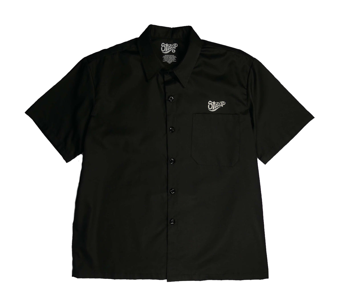 STRAP UNIFORM SHIRT BLACK