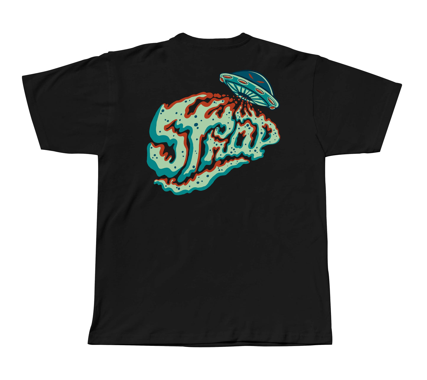 STRAP UFO TEE LOGO BLACK