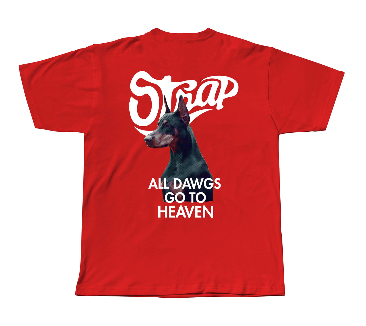 STRAP ALL DAWGS TEE RED