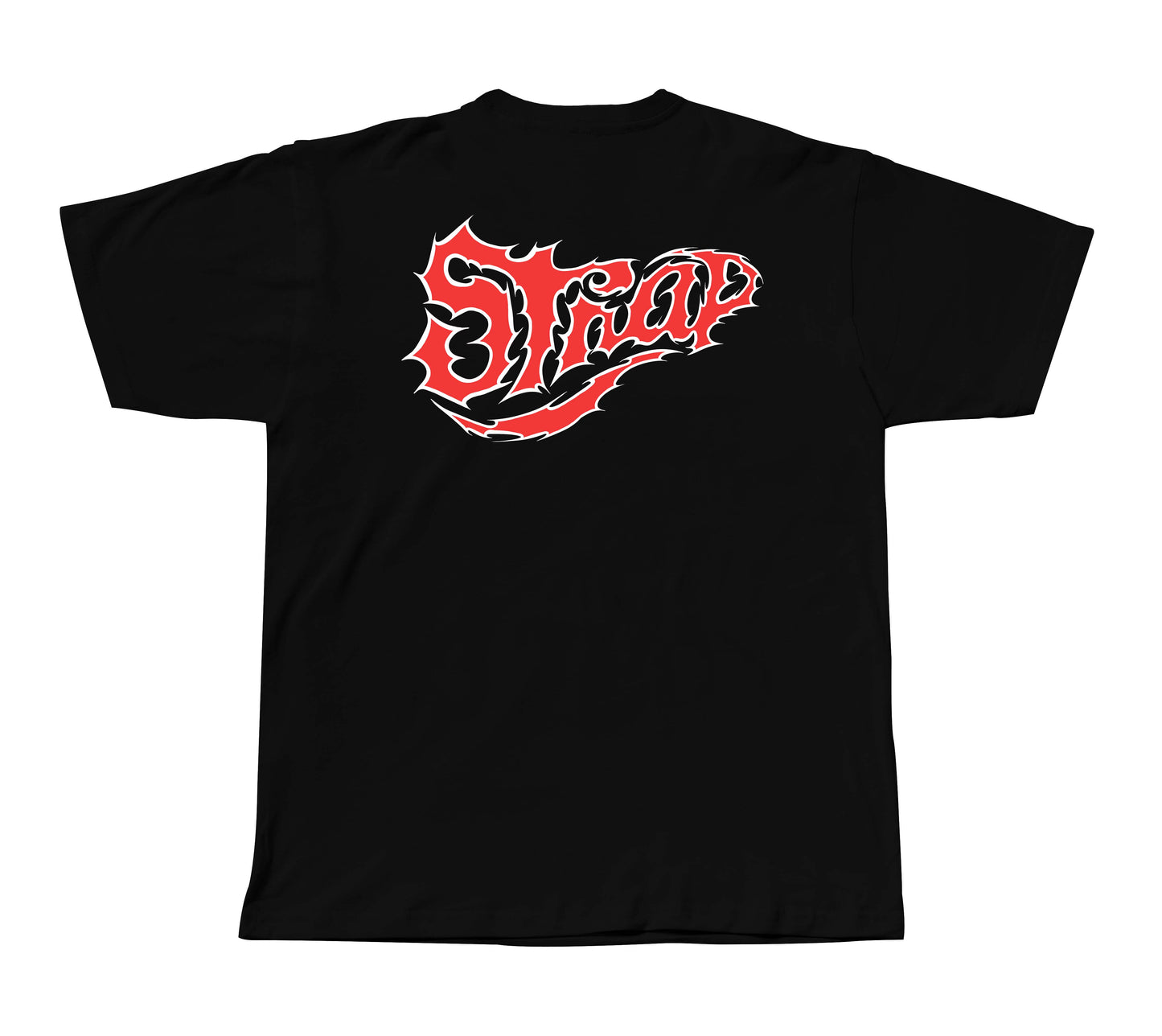 STRAP BLADE LOGO TEE BLACK