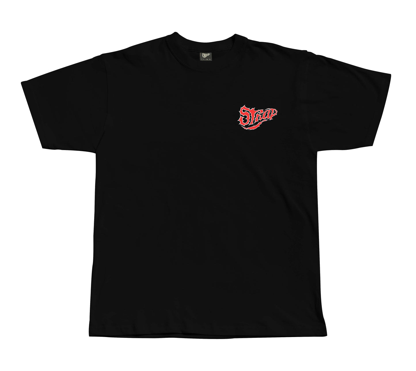 STRAP BLADE LOGO TEE BLACK