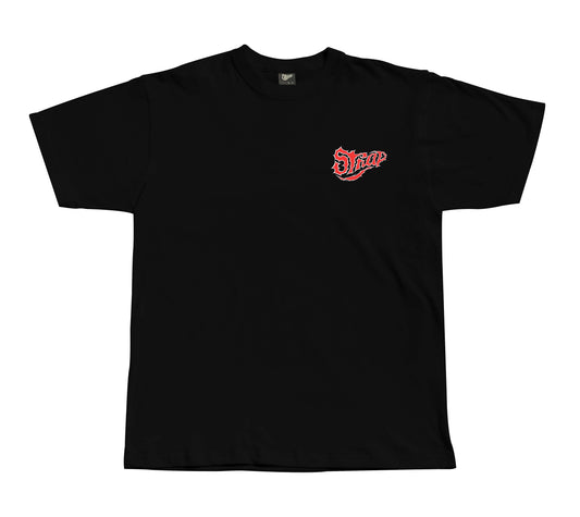 STRAP BLADE LOGO TEE BLACK