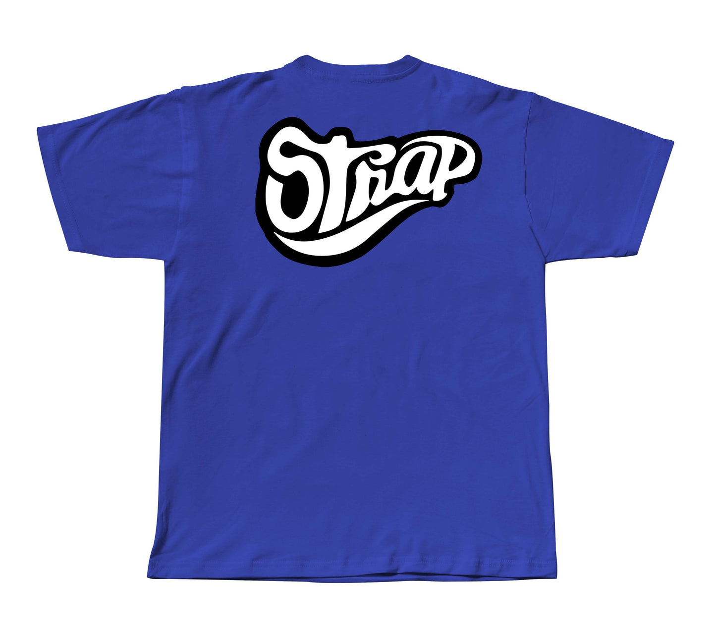 STRAP CLASSIC LOGO TEE BLUE