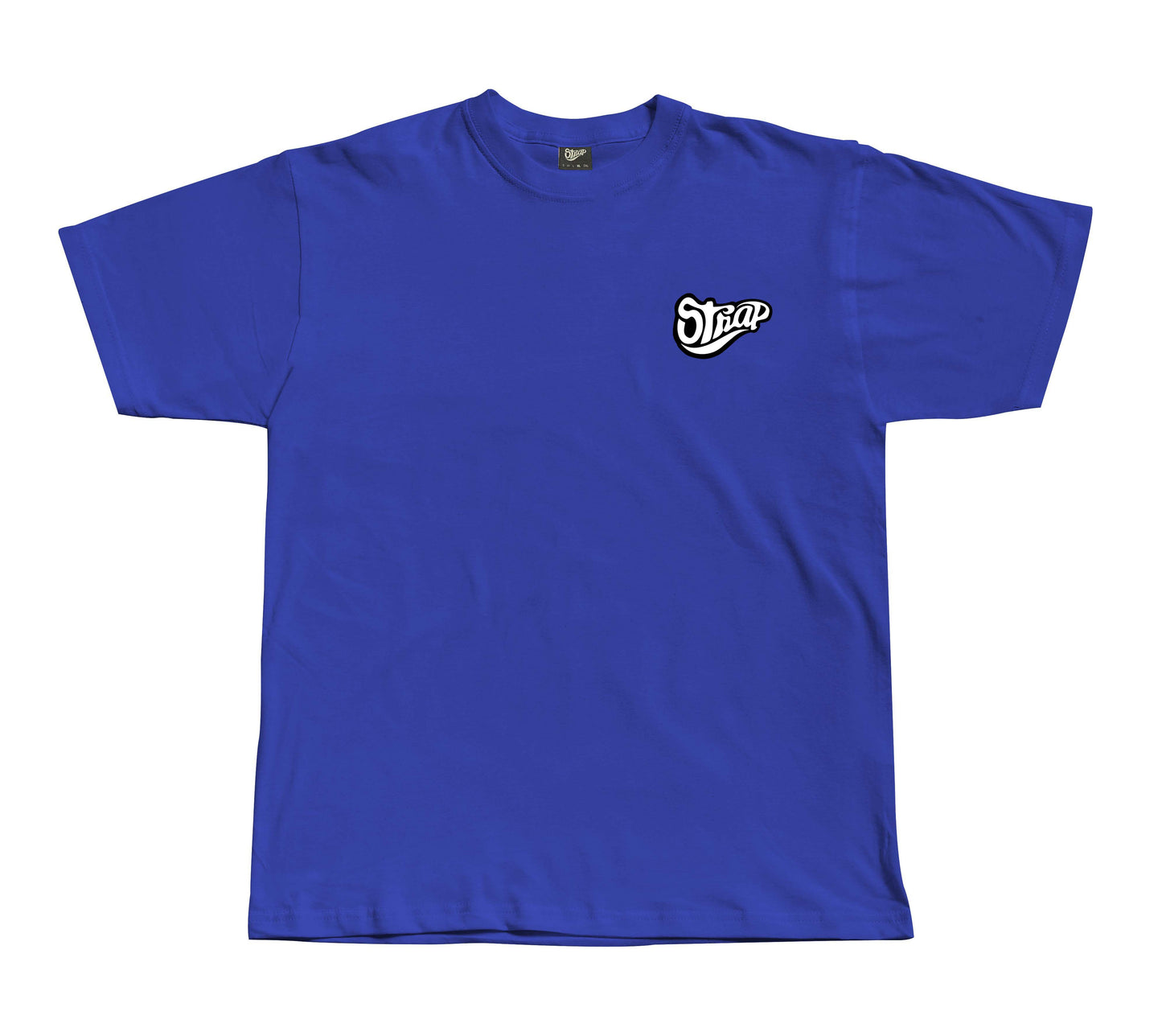 STRAP CLASSIC LOGO TEE BLUE