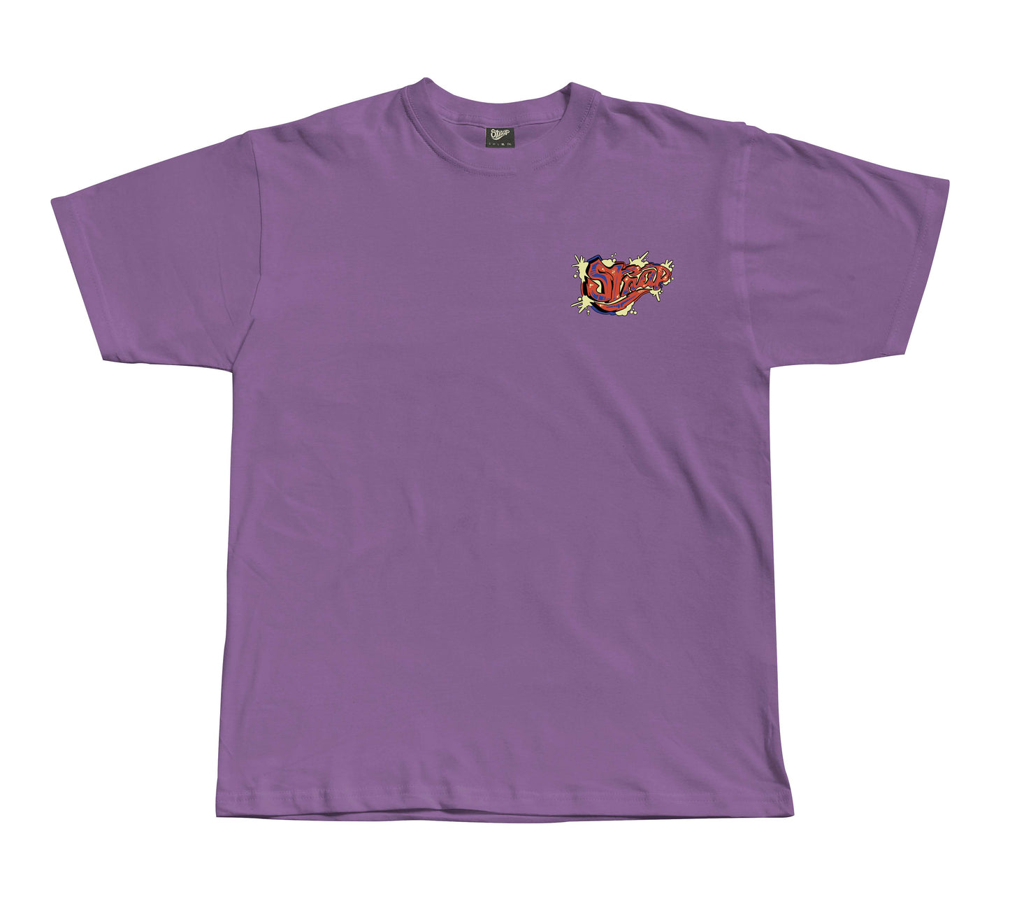 STRAP BUBBLE TEE LOGO LILAC