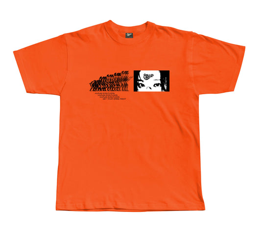 STRAP EVOLUTION TEE TANGERINE