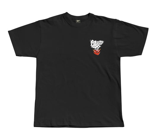 STRAP ASHTRAY TEE LOGO BLACK