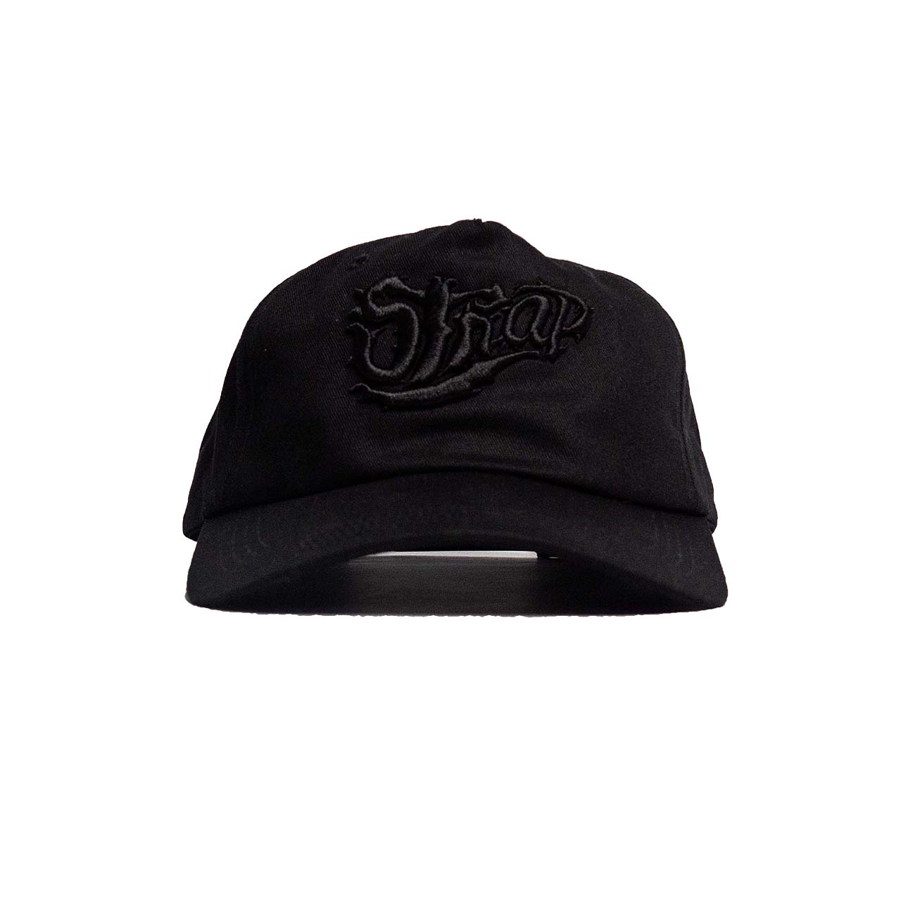 STRAP GOLFER HAT BLACK