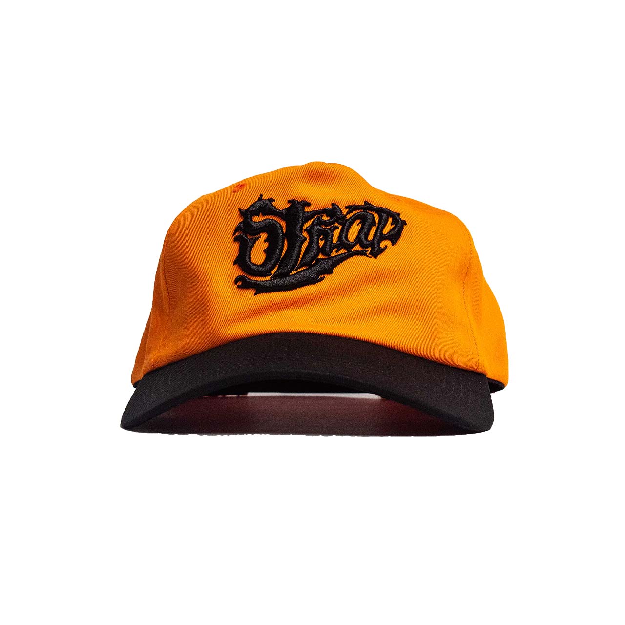 STRAP TWO TONE GOLFER HAT TANGERINE