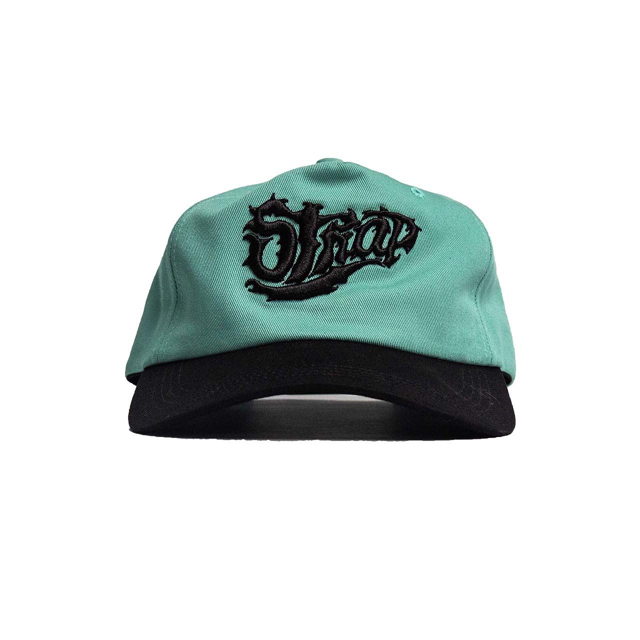 STRAP TWO TONE GOLFER HAT TEAL