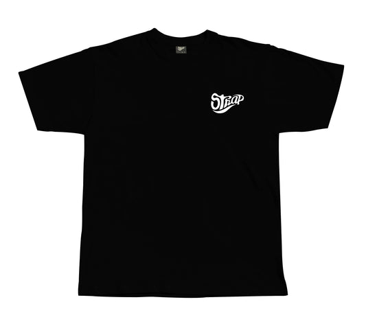 STRAP HARD KNOCKS TEE BLACK