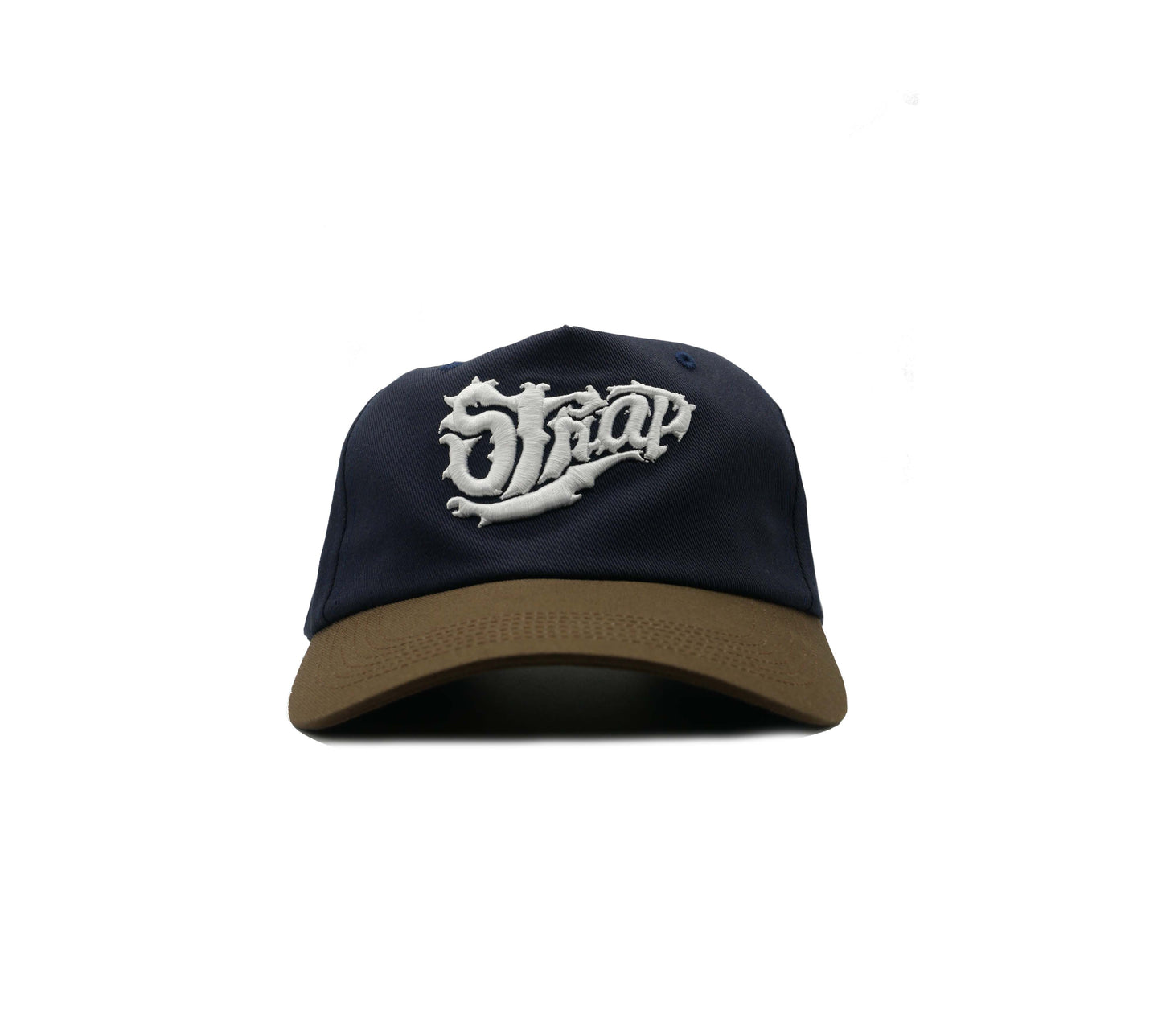 CLUTCH LOGO HAT TWO TONE NAVY/BROWN