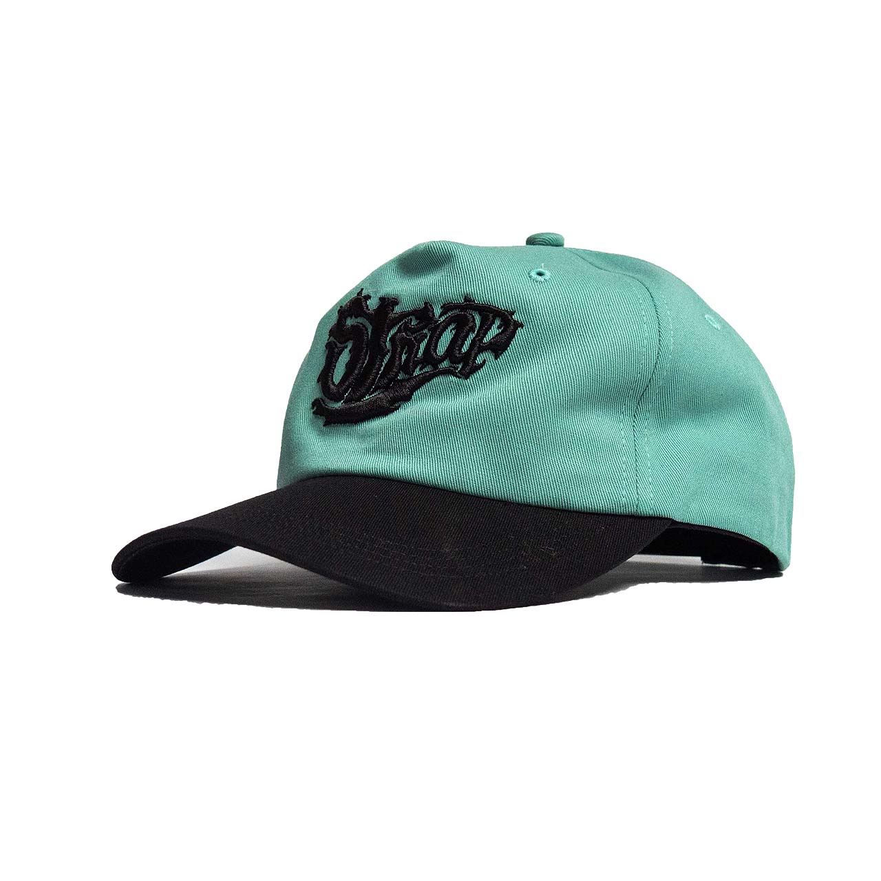 STRAP TWO TONE GOLFER HAT TEAL