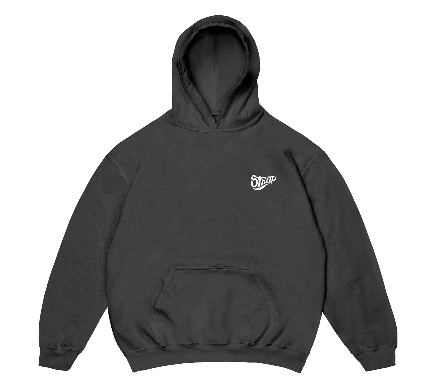 STRAP STAPLE LOGO HOODIE STONE GREY