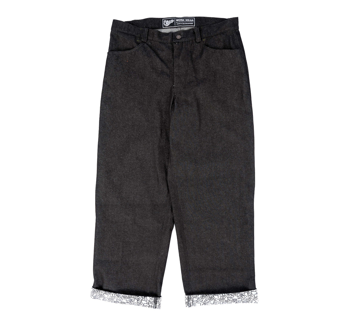 STRAP / BLIC DENIM PANTS