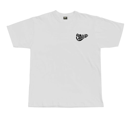 STRAP F AROUND TEE WHITE
