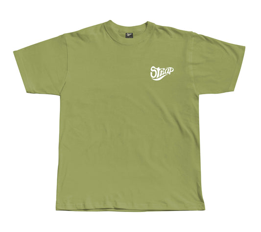 STRAP F AROUND TEE MOSS GREEN