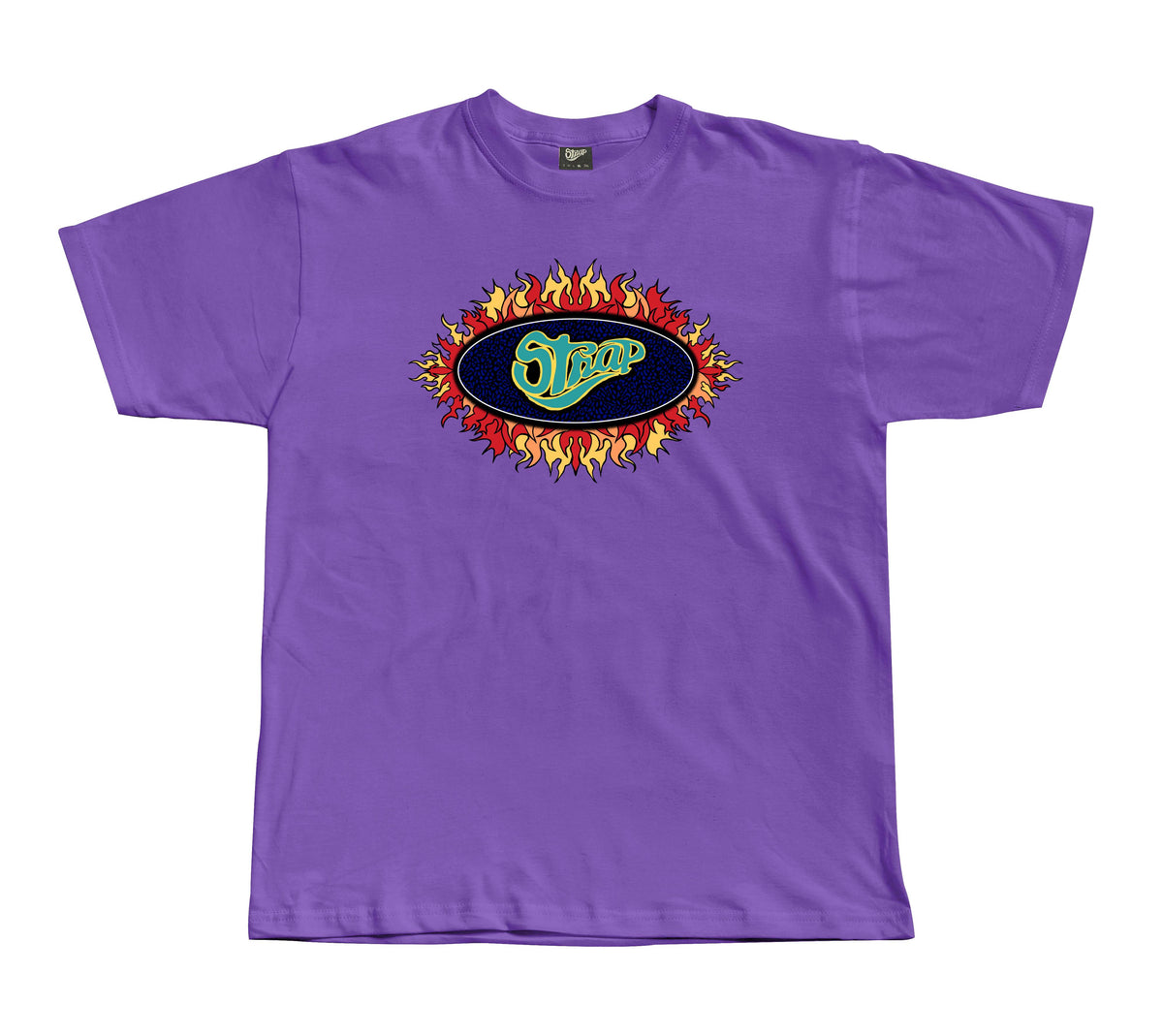 STRAP SUN LOGO TEE LILAC