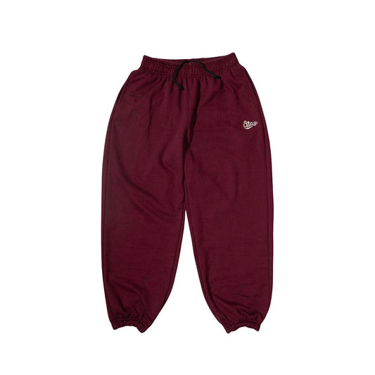 STRAP LOUNGE PANTS BURGUNDY