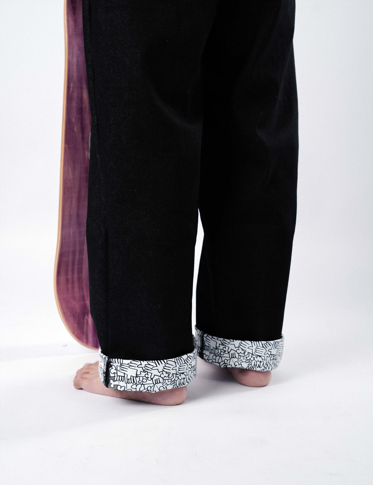 STRAP / BLIC DENIM PANTS