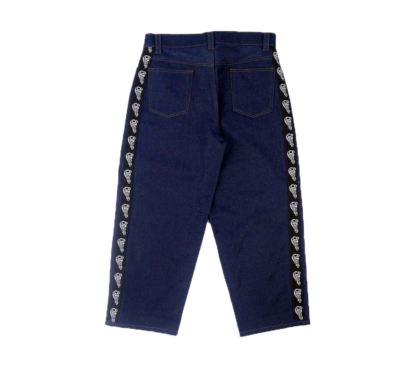 STRAP HERITAGE DENIM PANT INDIGO BLUE