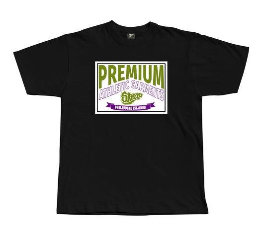 STRAP PREMIUM ATHLETICS TEE BLACK