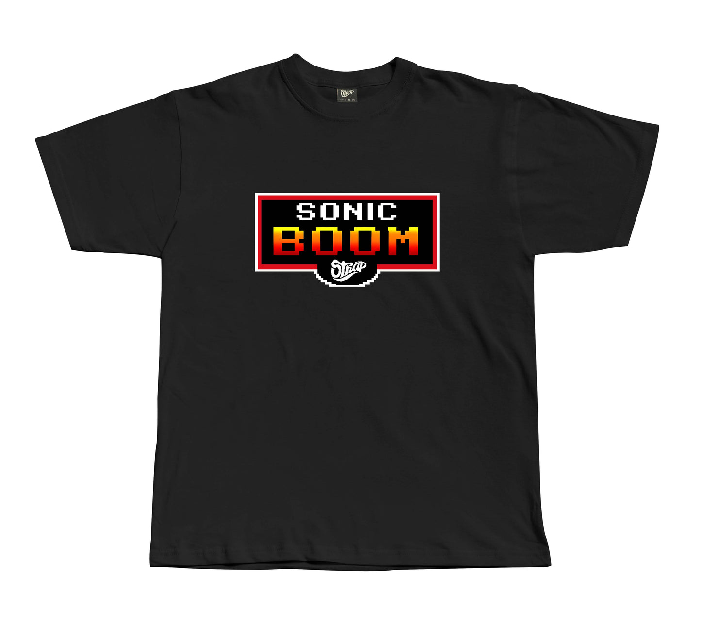 STRAP SB 8BIT BOX LOGO TEE BLACK