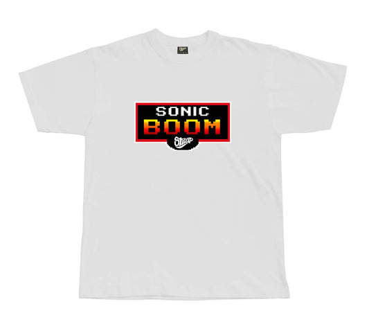 STRAP SB 8BIT BOX LOGO TEE WHITE