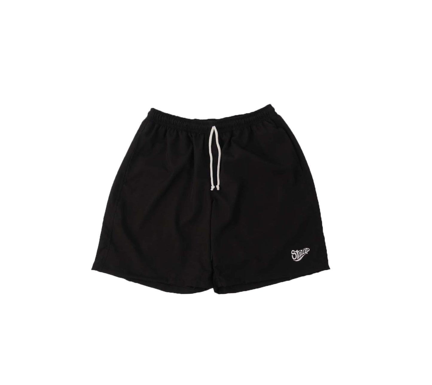 STRAP BASIC LOGO SHORT BLACK