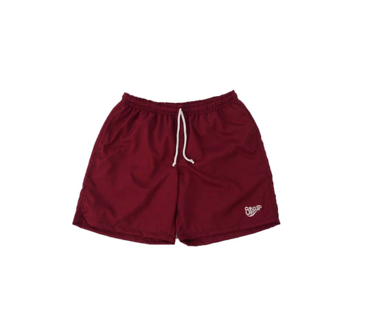 STRAP BASIC LOGO SHORT MAROON