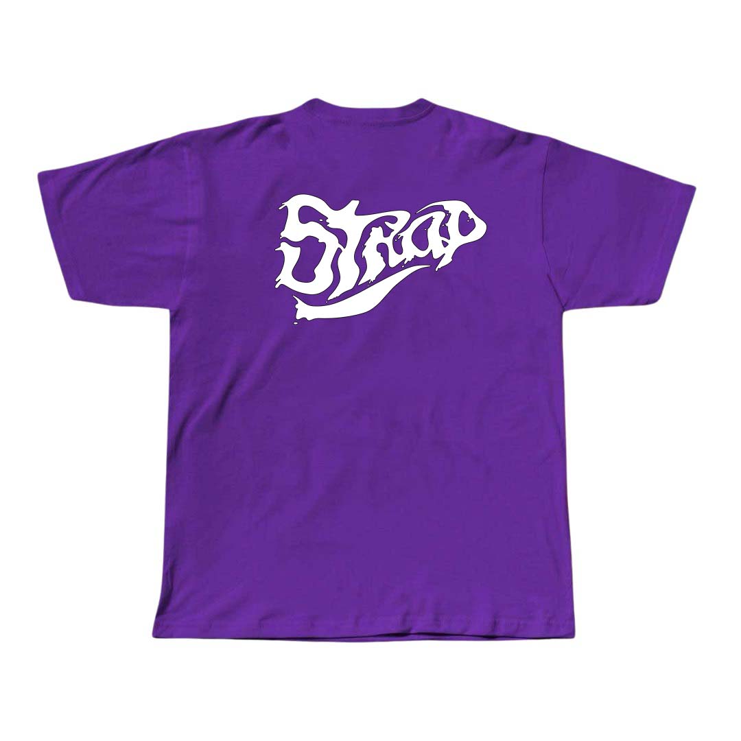 STRAP WAVE LOGO TEE PURPLE