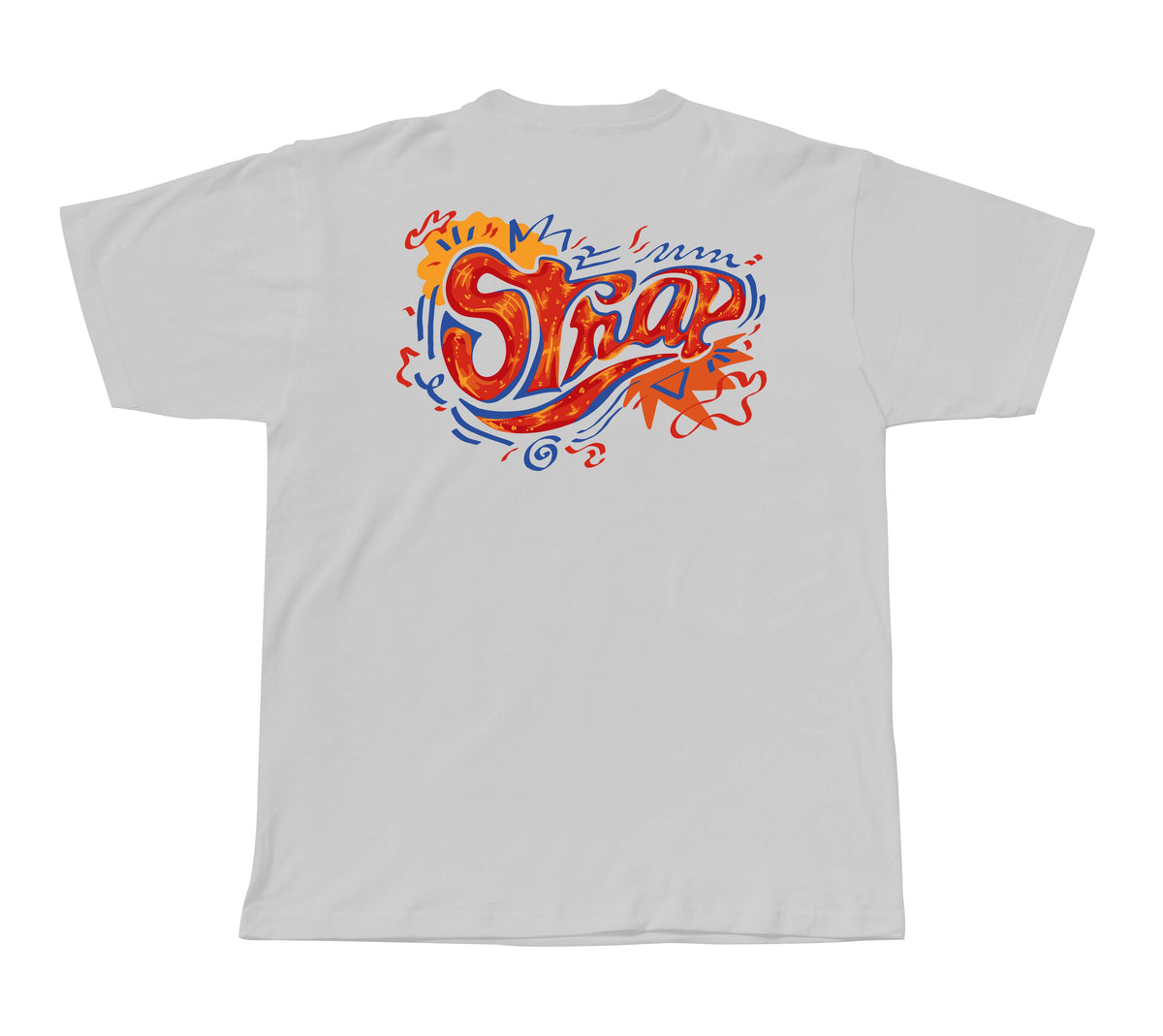 STRAP CONFETTI LOGO TEE WHITE