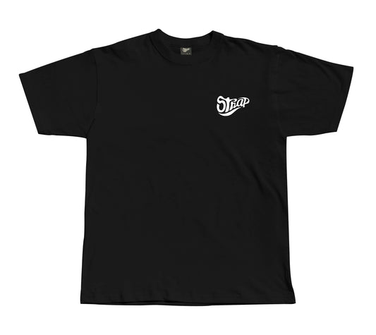 STRAP ALL DAWGS TEE BLACK