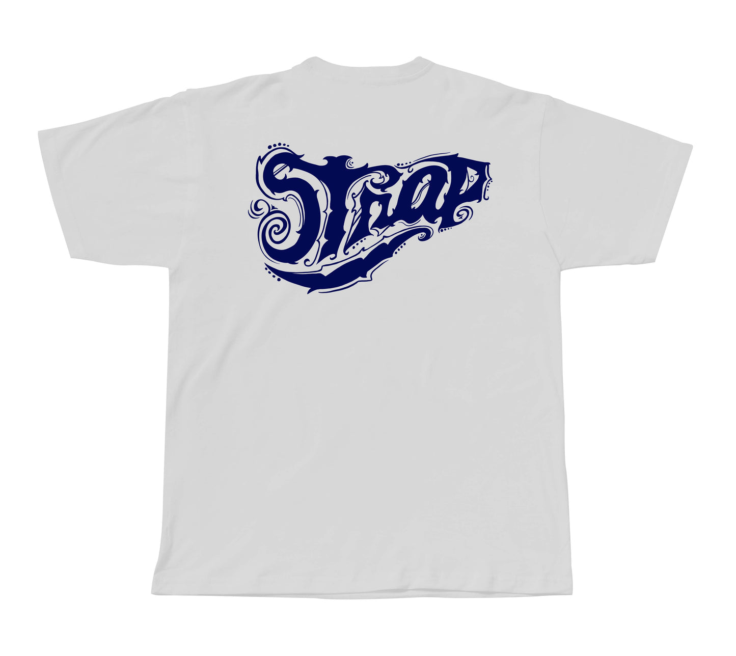 STRAP KEYNOTE LOGO TEE WHITE