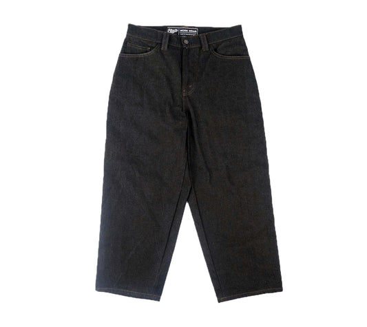 STRAP HERITAGE DENIM PANT BLACK