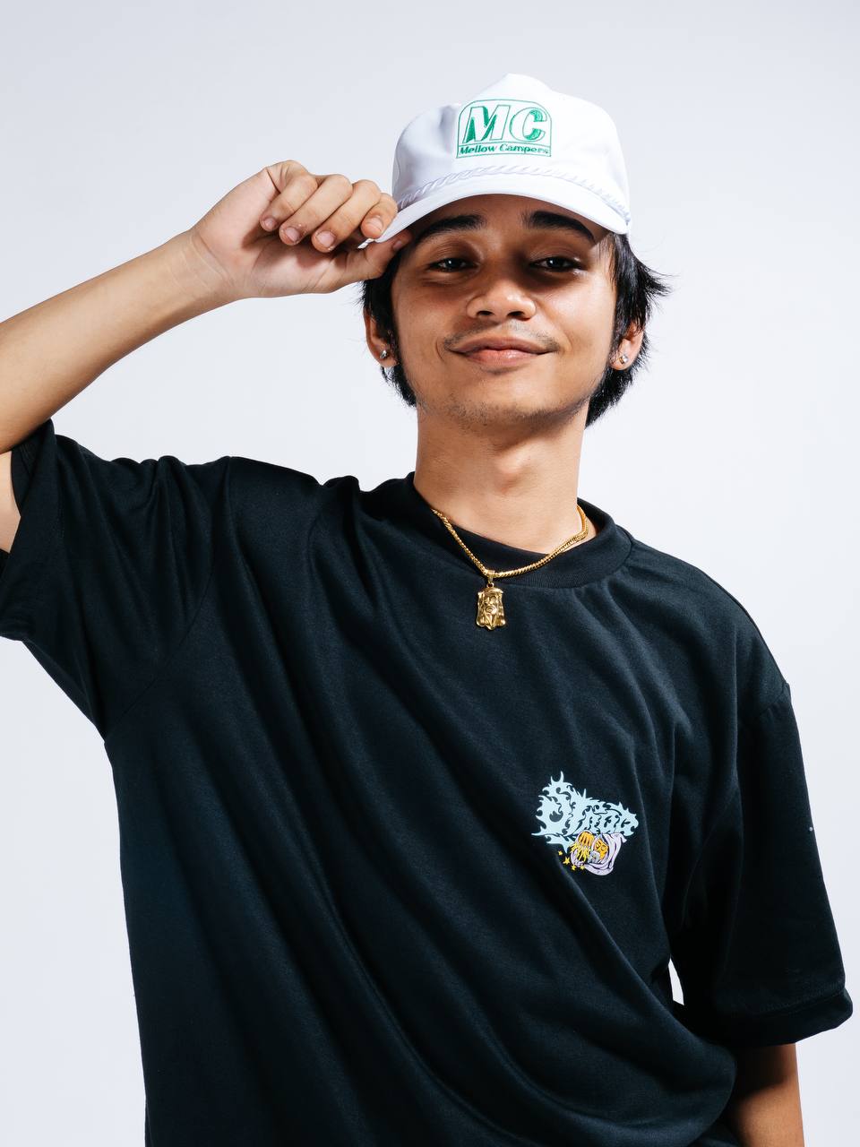 STRAP MERLIN TEE BLACK