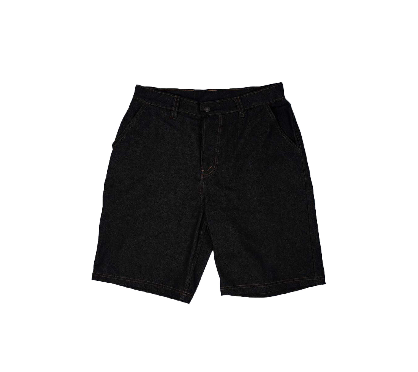 STRAP HERITAGE DENIM JORTS BLACK
