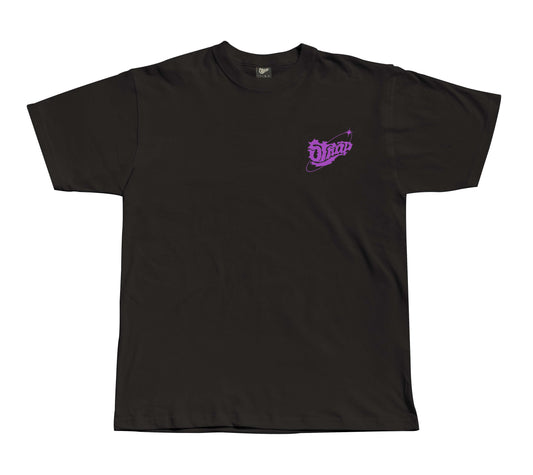 STRAP WORLDWIDE ELECTRONICA TEE BLACK